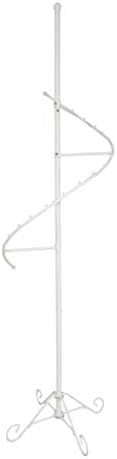 76 Inch High Spiral Clothing Rack with 19 Ball Stops