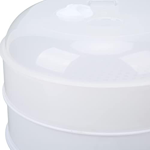 Microwave Steamers with Lid Handle and Transparent Cover
