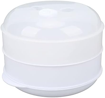 Microwave Steamers with Lid Handle and Transparent Cover
