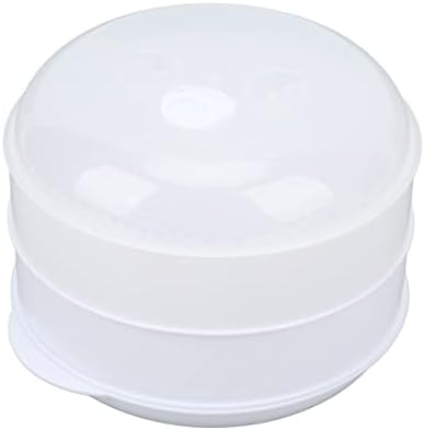 Microwave Steamers with Lid Handle and Transparent Cover