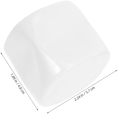 Ciieeo Mini White Porcelain Tea Cup and Candle Holder