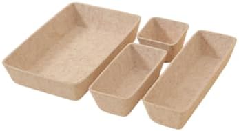 SortJoy Drawer Organizer Set for Closets Bathrooms