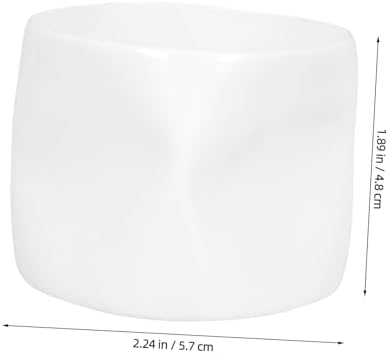 Ciieeo Mini Teacup Ceramic Candle Holder