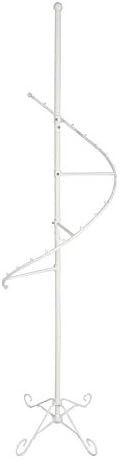 76 Inch High Spiral Clothing Rack with 19 Ball Stops