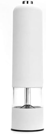Refillable Spice Mill Salt and Pepper Shaker Set with LED Light