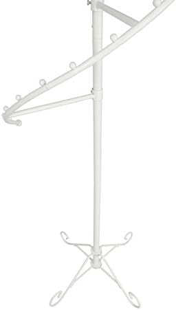 76 Inch High Spiral Clothing Rack with 19 Ball Stops
