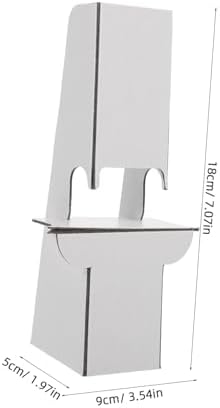 HOMSFOU 12pcs Cardboard Display Easel Stand for Art and Poster Boards