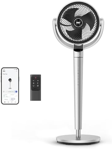 Dreo Oscillating Fan for Bedroom with Smart Control
