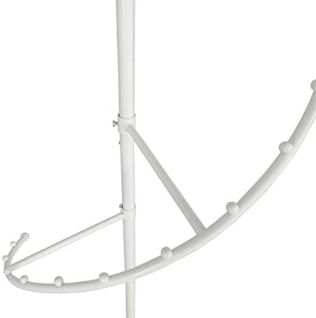 76 Inch High Spiral Clothing Rack with 19 Ball Stops