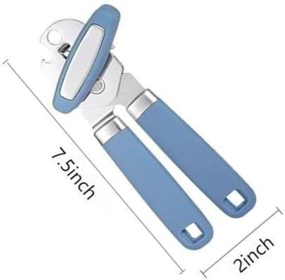 Manual Can Opener with Ergonomic Handle and Anti-slip Grip