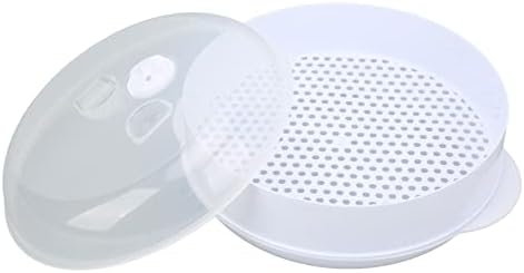 Cheotime Microwave Steamers with Lid and Handle for Home Kitchen