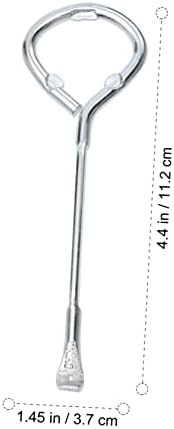 HOMSFOU 2pcs Adjustable Can Opener with Bucket Lid Holder