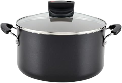 Farberware Smart Control Stockpot 6 Qt Black with Lid