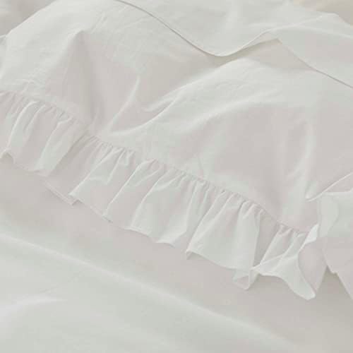 Brandream Kids Duvet Cover Set Twin White 2pcs