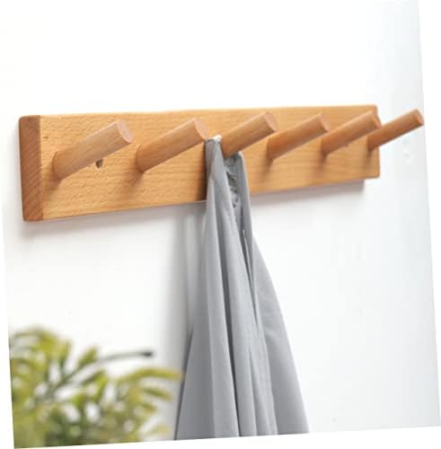 Bestyash Wooden Wall Mounted Storage Hanger for Clothes and Hats