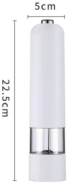 Electric Pepper and Salt Grinder with LED Light - Red