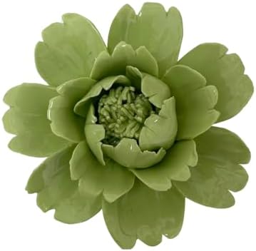 AMERRY Peony 3D Ceramic Wall Art Flower Sculpture