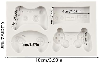 Game Controller Silicone Fondant Mold for Cake Decorations