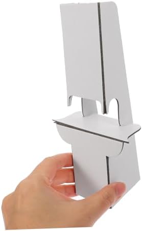 HOMSFOU 12pcs Cardboard Display Easel Stand for Art and Poster Boards