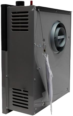 Comfort Glow 11000 BTU Direct Vent Natural Gas Wall Heater Gray Medium