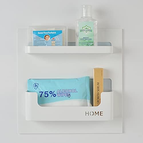 MATIMASU Floating Shelf for Wall Mounting White 87x87x2 Inches