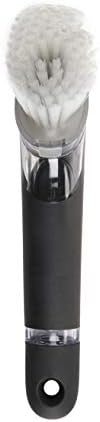 OXO Steel Soap Dispensing Dish Brush 10 In 1
