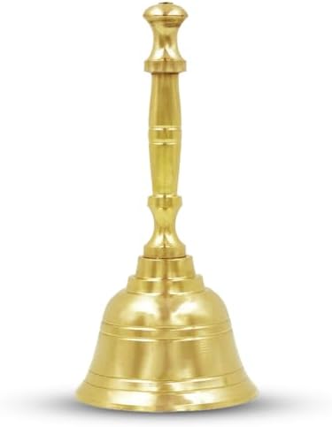 Shubhkart Handbell 37 Inch Brass Pooja Bell