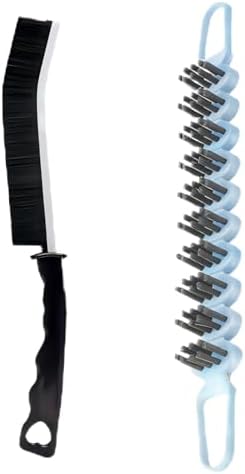 2 Pcs Crevice and Flexible Cleaning Brushes for Kitchen and Bathroom