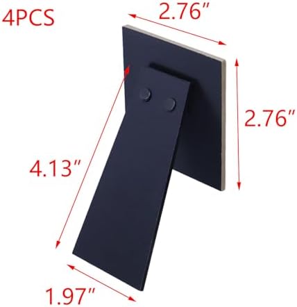T Tulead Black Cardboard Easel Back for Picture Frames