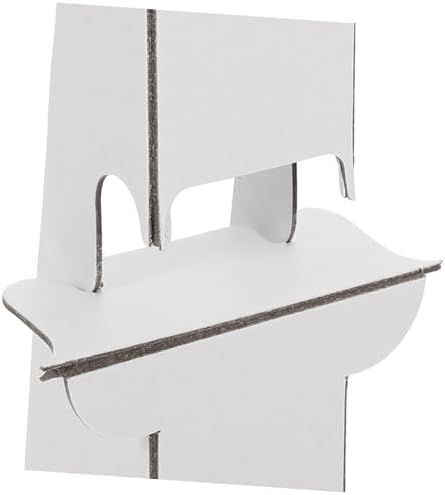 HOMSFOU 12pcs Cardboard Display Easel Stand for Art and Poster Boards