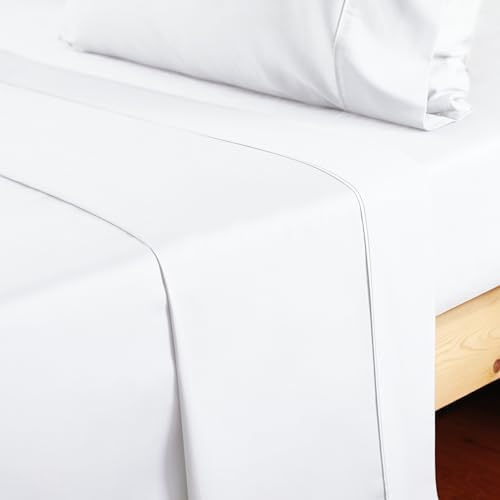 Zaizaihome Cotton Cal King Flat Sheet Only 600 Thread Count