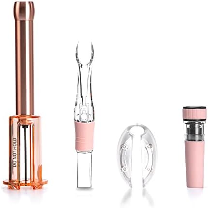 4-Piece Rose Gold Wine Opener Set