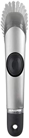 OXO Steel Soap Dispensing Dish Brush 10 In 1