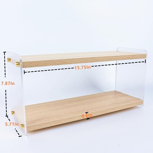Coffee Counter Organizer 2 Tier Acrylic Storage