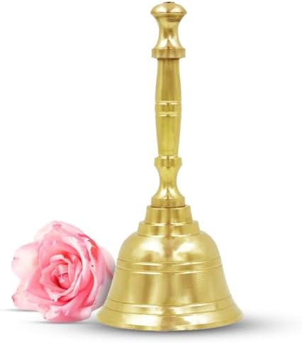 Shubhkart Handbell 37 Inch Brass Pooja Bell