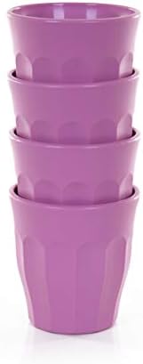 Mintra Home Unbreakable Tumblers 4pk Bold Collection