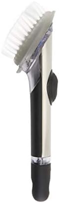 OXO Steel Soap Dispensing Dish Brush 10 In 1