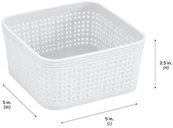 Simplify 5 Piece Organizer Set White