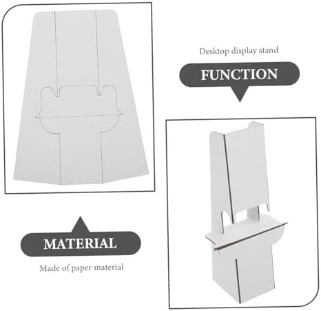 ARTIBETTER 12pcs Cardboard Display Easel Stand for Photos Wedding Signs and Advertisements