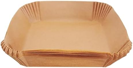 VESNIBA Disposable Non-Stick Air Fryer Paper Liner 10 Sheets 16x16cm