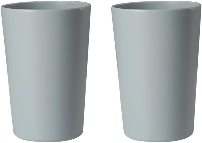 Bathroom Tumbler 11 Ounce Durable Drink Cup 2 Pieces