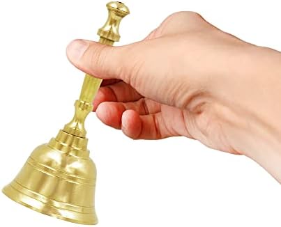 Shubhkart Handbell 37 Inch Brass Pooja Bell