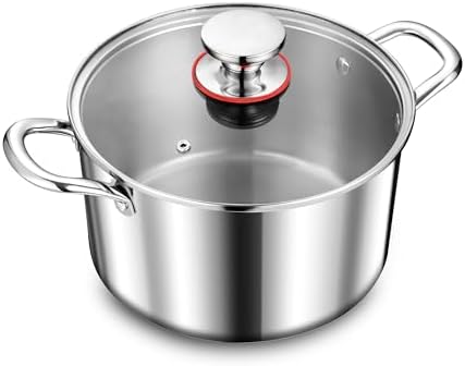 Herogo 8 Quart Stainless Steel Stock Pot with Lid