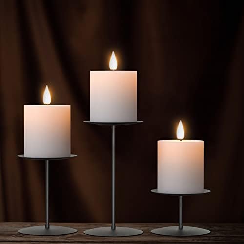 Smtyle Gothic Black Candle Holder Set of 3