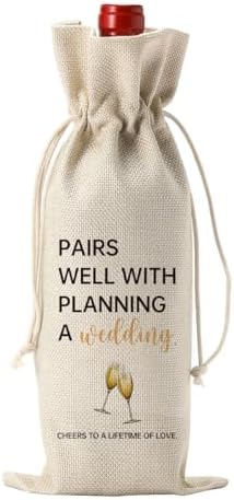 YUANHAO Wedding Gift Wine Bag with Drawstring