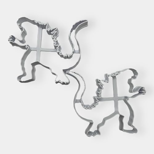 Kaiju Monster Cookie Cutter Set of 2 3D Printed Baking Tool