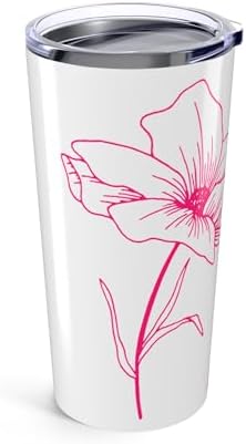 Floral Love Tumbler 20oz Insulated Coffee Cup