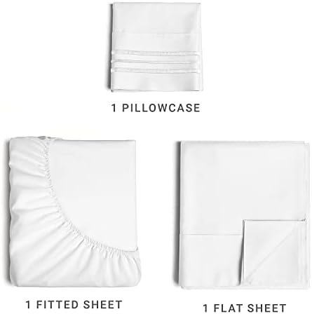 Twin Size 3 Piece Sheet Set - Cool Comfort Luxury Bedding