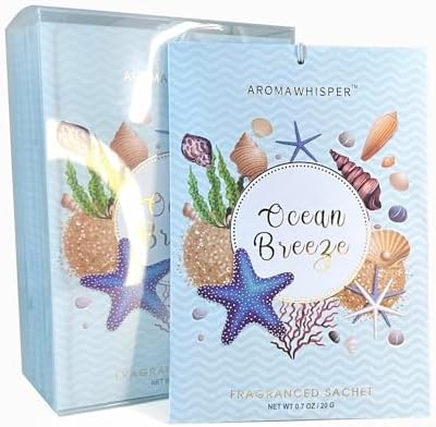 Ocean Breeze Large Scented Sachets - 8 Pack