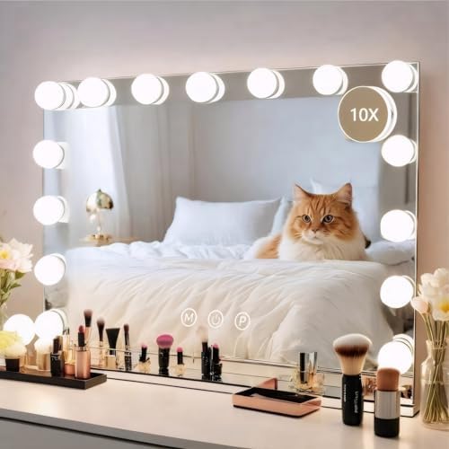 MKupView Vanity Mirror with Lights 228x182 Inches